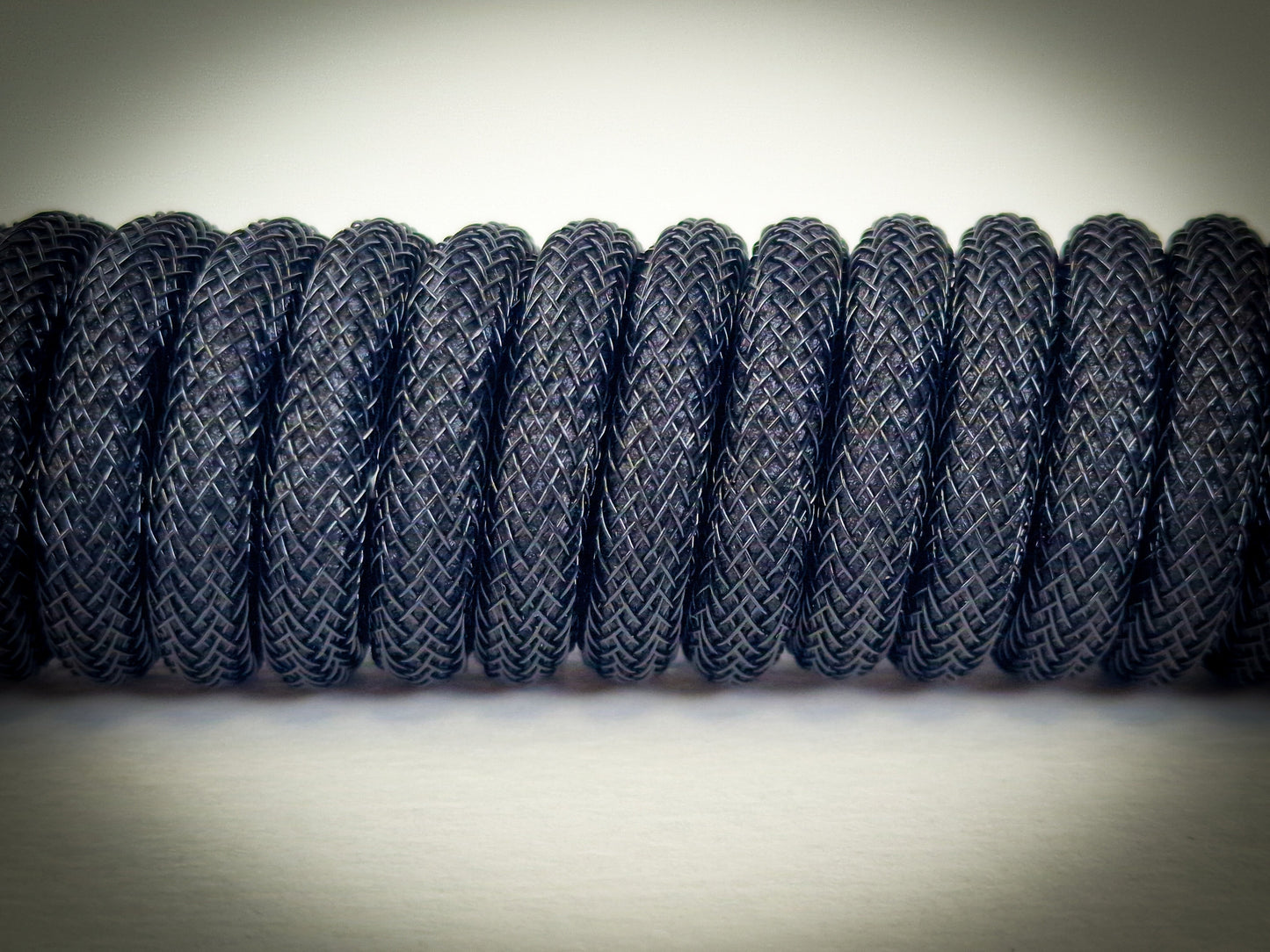 Jet Black Coiled Aviator Cable, USB-C to USB-A, GX16 Detachable 5-Pin